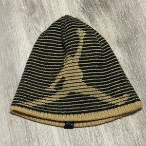Jordan Beanie Hat Knit Striped Jumpman Logo Kids Winter‎ Warm